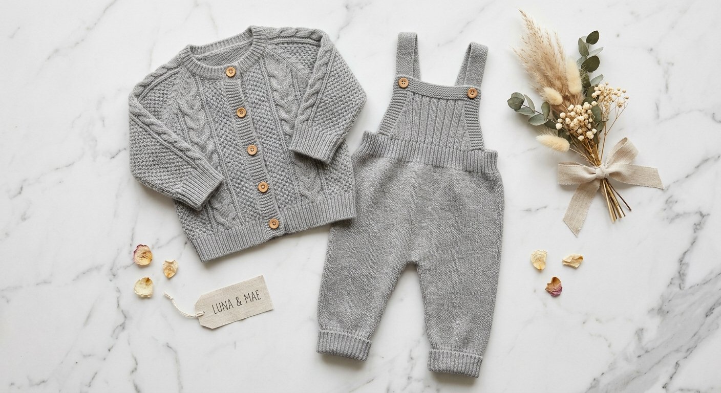 P&O Kids knit set